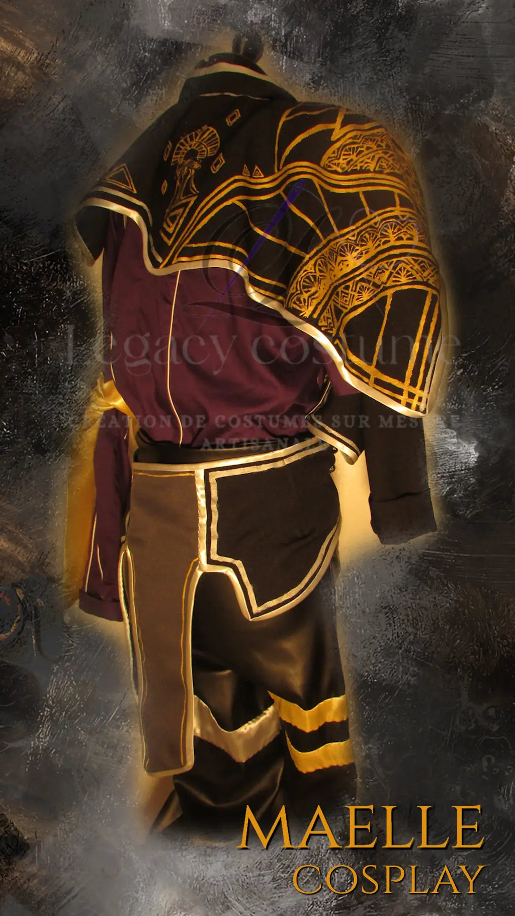 Costume cosplay Maëlle sur-mesure inspiré de Clair Obscur – Expédition 33 dos